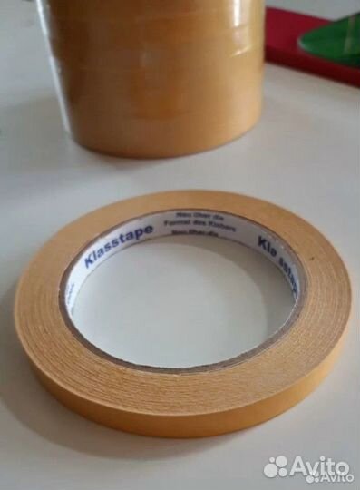 Скотч двухсторонний (клейкая лента), 1 см, 25 м