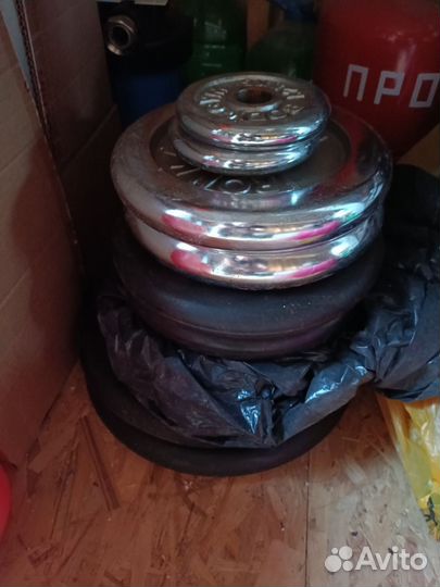 Штанга гриф блины