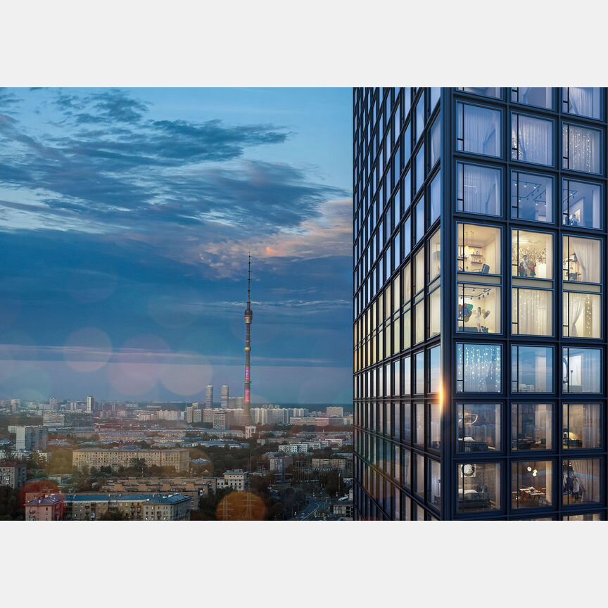 2-к. квартира, 58 м², 45/54 эт.