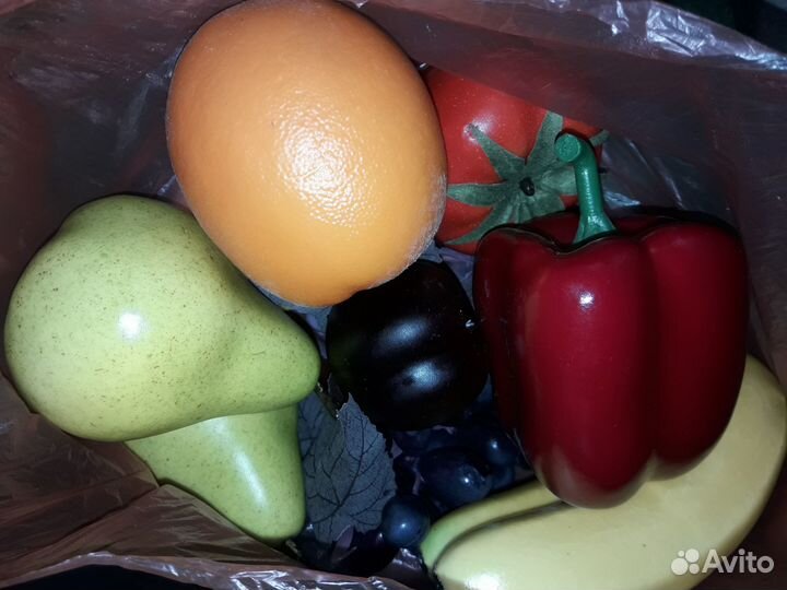 Набор имитации фруктов (пластик)