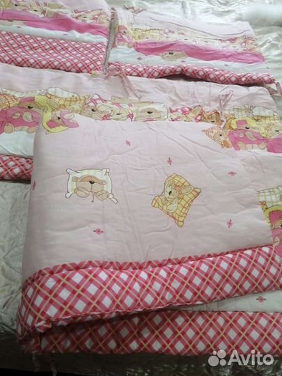 Бортики в кроватку бу