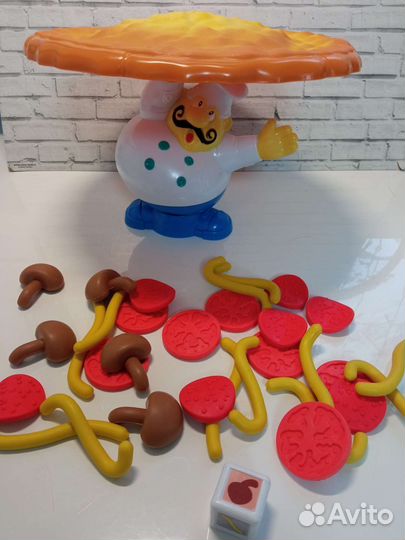 Балансирующая пицца (развивающая игра)