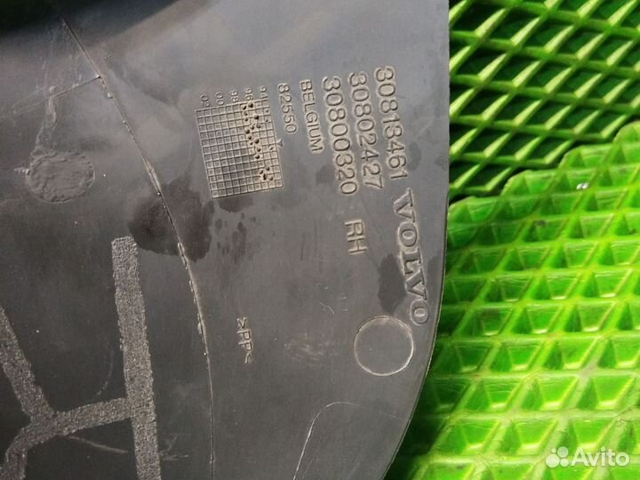 Накладка порога внутренняя правая Volvo s40 v40