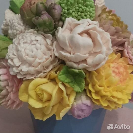 Букеты из зефира