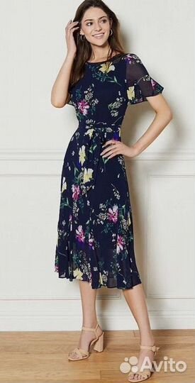 Платье миди летнее dkny