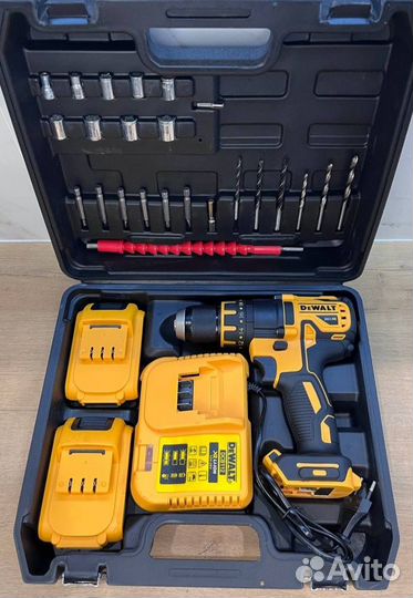 Шуруповерт dewalt ударный 26 v с битами