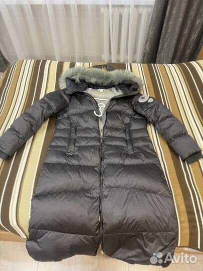 Пуховик женский 48 50 бу длинный