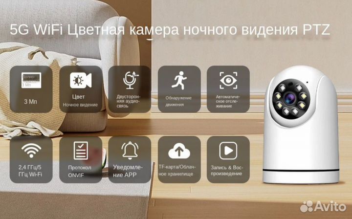 Камера видеонаблюдения WiFi