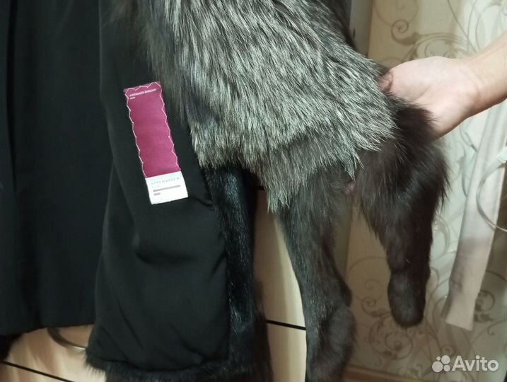 Автоледи полушубок Vito Ponti из норки, чернобурки