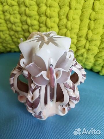 Подарочная свеча ручной работы,Чехия