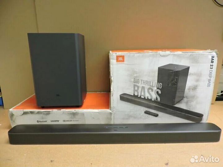 Саундбар jbl bar 2.1 deep bass