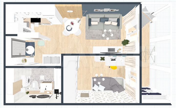 1-к. квартира, 33 м², 9/16 эт.