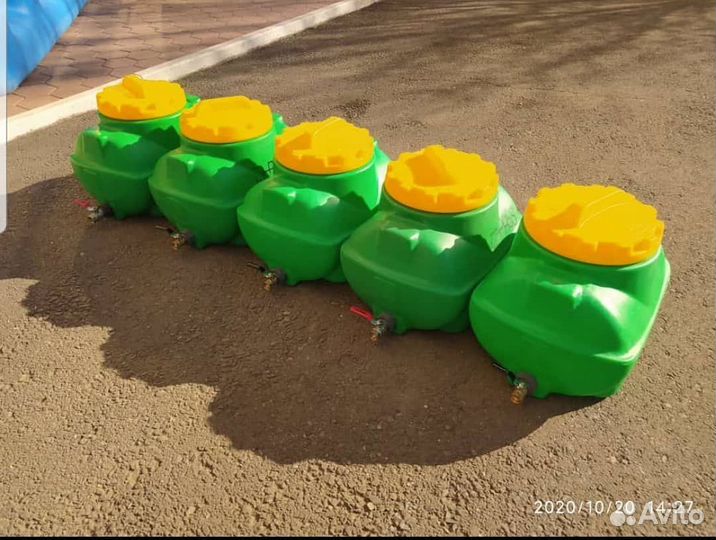 Бак 50л горизонтальный компактный