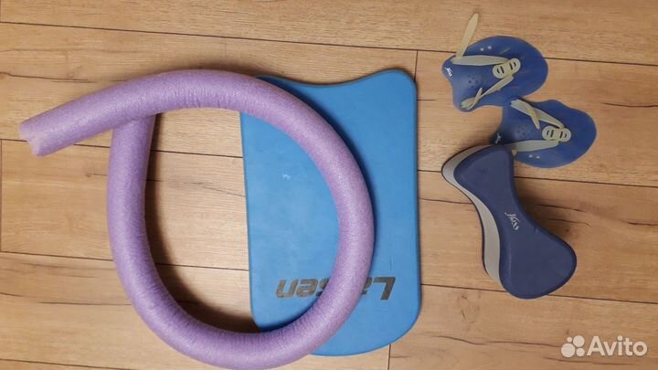 Маска для плаванья под водой, трубка, ласты