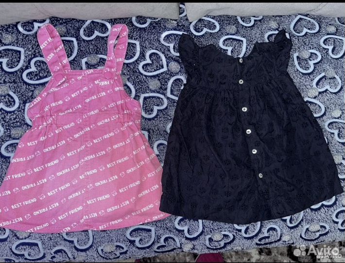 Вещи пакетом на девочку 74