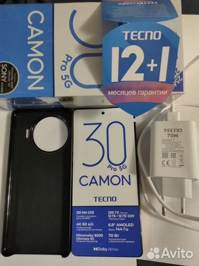 TECNO Camon 30 Pro, 12/256 ГБ