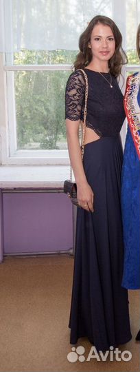 Платье вечернее длинное