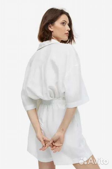 H&M свободные шорты бермуды, L