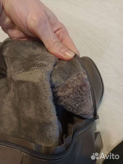 Сапоги женские еврозима натуральная кожа 37 р