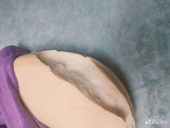 Подушка рогалик под голову с эффектом памяти б/у