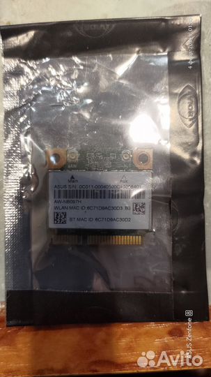 Адаптер WiFi + BT Mini PCI-E