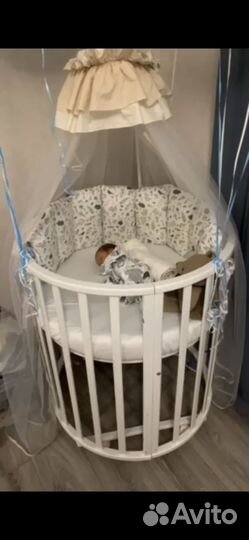 Детская кроватка трансформер 9 в 1