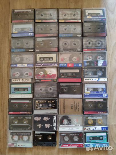 Аудиокассеты 206 штук