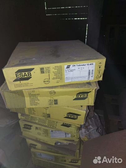 Сварочное Esab проволка, флюс, электроды