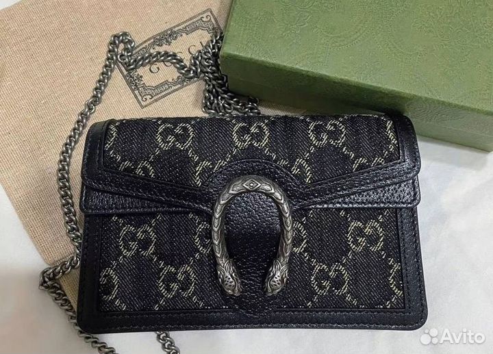 Сумка кросс-боди gucci Dionysus super mini ориг