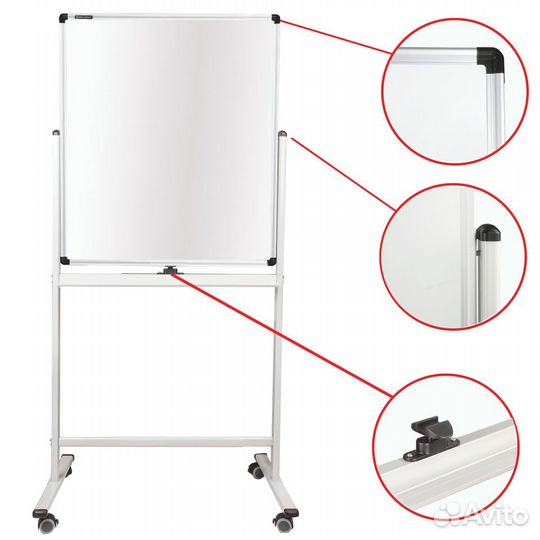 Доска магнитно-маркерная 60х90см на стенде