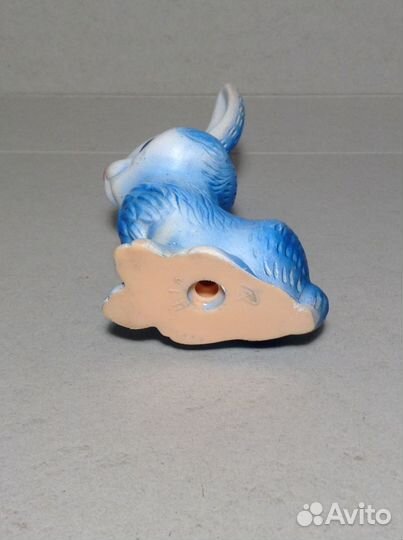 Резиновая игрушка СССР Зайчик