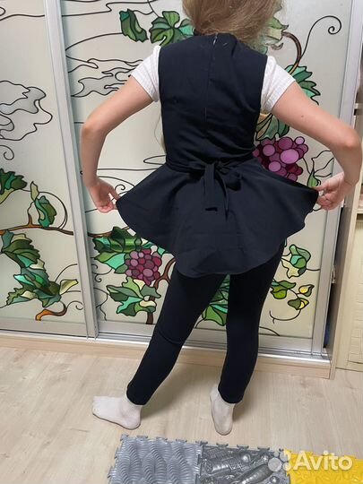 Школьный жилет с баской SkyLake 128, 134