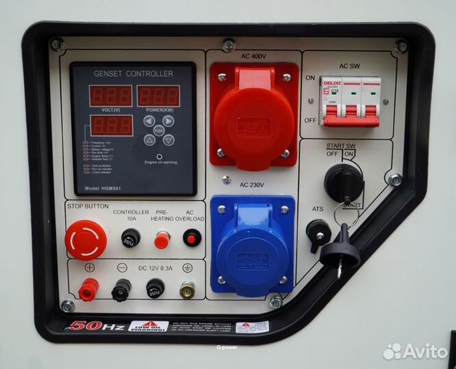 Генератор дизельный 12 кВт g-power