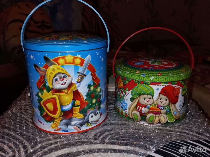 Жестяные банки для Новогодних подарков - Новые