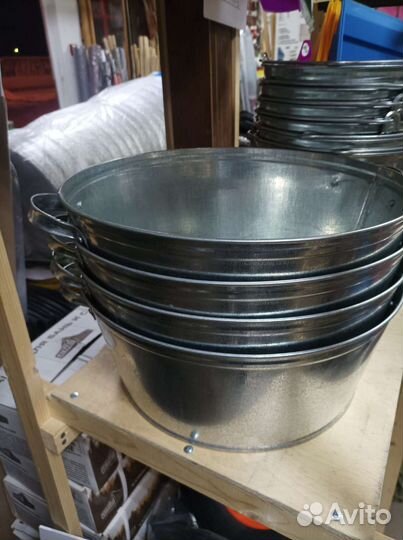 Таз оцинкованный 13 литров