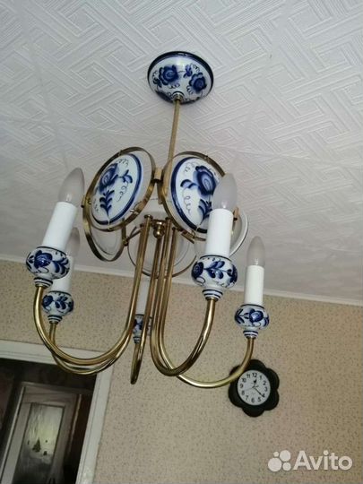 Люстра Гжель