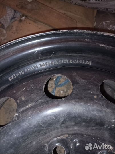 Штампованные диски 6JJx15 5x114.34554