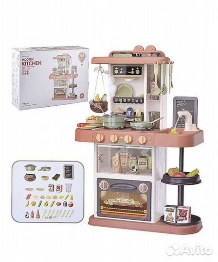 Детская игровая кухня Modern kitchen, пар, вода