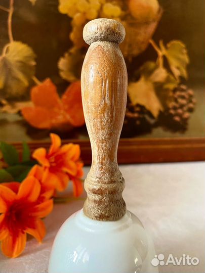 Антикварный колокольчик, фарфор. Англия