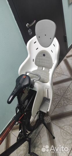 Кресло детское заднее на велосипед