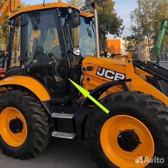 JCB 3сх/5cx/4cx Джисиби. Стекло на дверь пра/левое