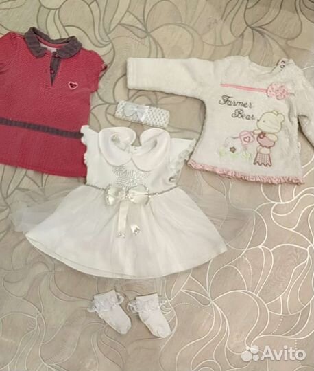 Вещи пакетом для девочки 68 размер