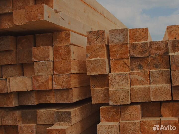 Оптовые и розничные поставки бруса лиственницы
