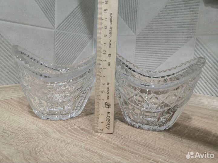 Салатники хрустальные 3 шт