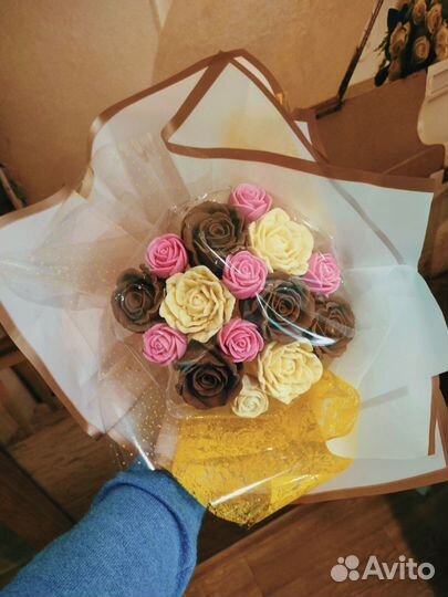 Шоколадные букеты из бельгийского шоколада