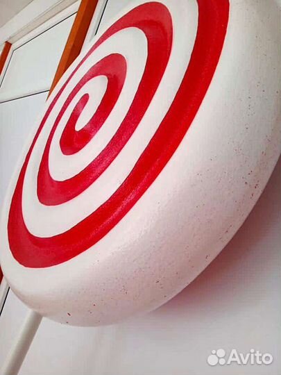 Леденец из пенопласта, 3d декор