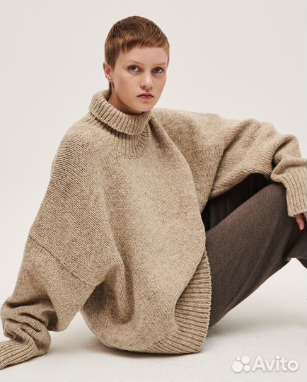Свитер с горлом на заказ