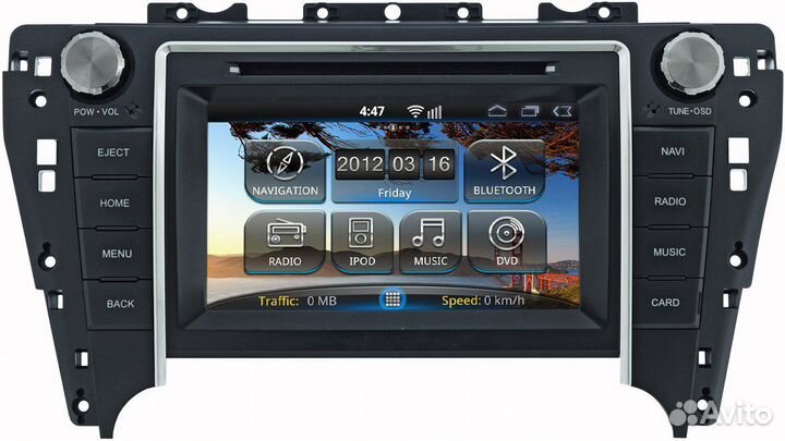 Toyota Camry головное устройство incar AHR-2281JB