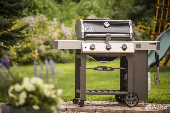 Газовый гриль Weber Genesis II E-310 GBS, черный