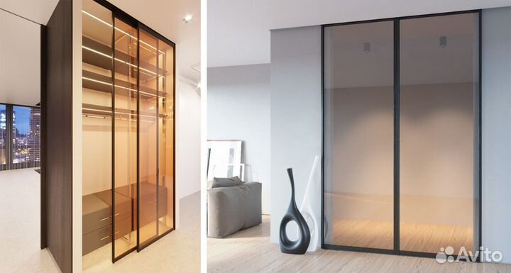 Перегородки раздвижные (складные лофт)